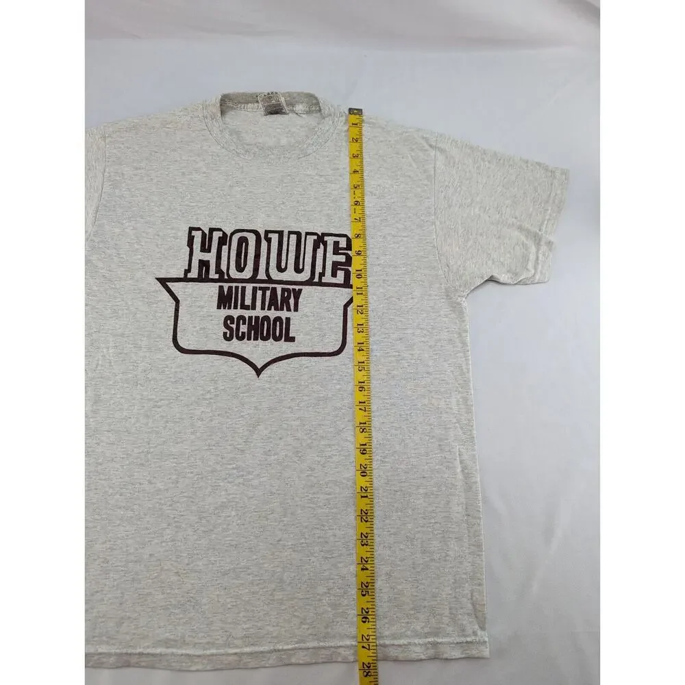 Vintage Howe Military School Shirt Fruit of the‎ Loom Best Large - Picture 8 of 10